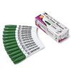 Charles Leonard Dry Erase Markers, Low Odor, Bullet Tip, Green, PK36 47325